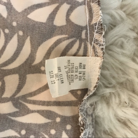 Anthropologie Ruth A-Line Print Skirt 12 - Picture 5 of 6